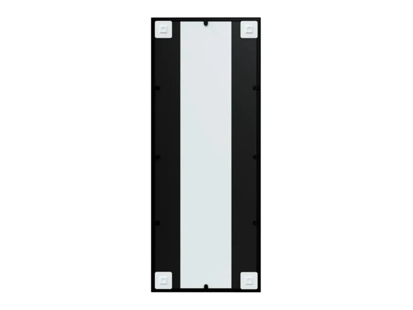 Espejo de pared 100x40 cm metal Negro Best