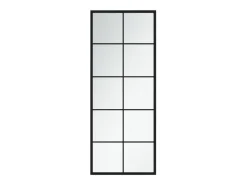 Espejo de pared 100x40 cm metal Negro Best