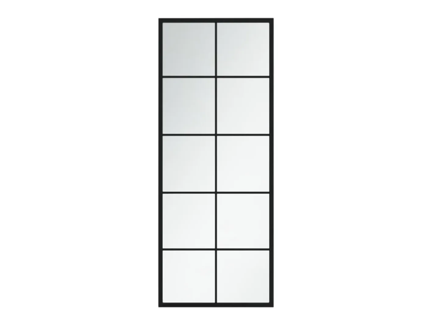 Espejo de pared 100x40 cm metal Negro Best