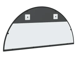 Discount Espejo de pared 100x50 cm arco de hierro Negro