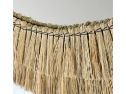 Les Tendances Espejo de pared NURIA de algas marinas naturales – Ø 76 cm Beige Best