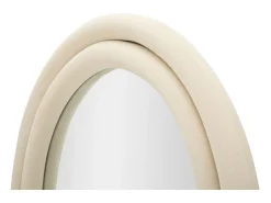 Espejo de pared o de suelo en arco de terciopelo 60x160cm Cloe Beige New