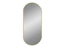 Clearance Espejo de pared ovalado 80x35 cm ES311748 Dorado