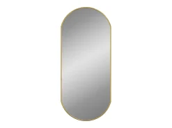 Clearance Espejo de pared ovalado 80x35 cm ES311748 Dorado