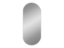 Espejo De Pared|Espejo-Espejo de pared ovalado 80x35 cm ES802689 Plateado