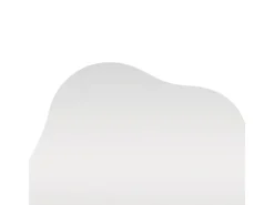 Les Tendances Espejo de pared PALERMO de forma orgánica – L 50 x H 55 cm Blanco Hot