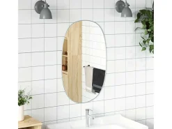 Online Espejo de pared 80x50 cm Plateado