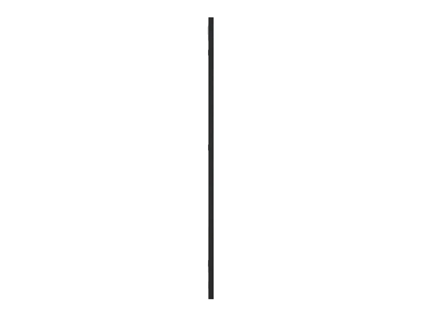 Espejo De Pared|Espejo-Espejo de pared rectangular de hierro 30x80 cm ES480264 Negro