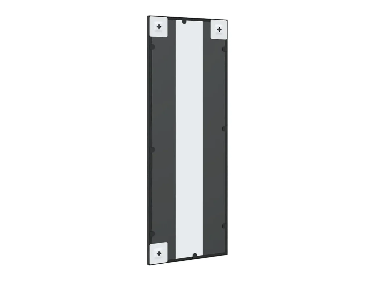 Espejo De Pared|Espejo-Espejo de pared rectangular de hierro 30x80 cm ES480264 Negro