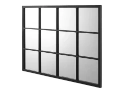 Online Helloshop26 Espejo de pared rectangular 90 x 60 cm mate 03_0007900 Negro