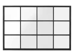 Online Helloshop26 Espejo de pared rectangular 90 x 60 cm mate 03_0007900 Negro