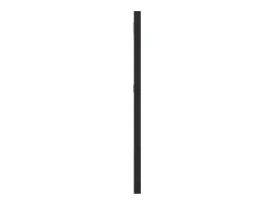 Best Espejo de pared rectangular de hierro 30x40 cm ES649328 Negro