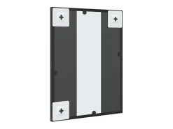 Best Espejo de pared rectangular de hierro 30x40 cm ES649328 Negro