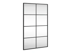 Espejo de pared rectangular de hierro 50x80 cm ES920919 Negro