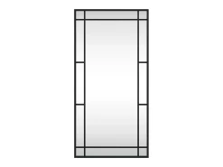 Outlet Espejo de pared rectangular de hierro 40x80 cm ES214271 Negro