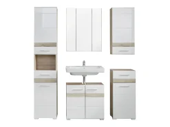 Les Tendances Espejo-Espejo de pared rectangular Varok roble claro 60 cm Color natural claro