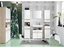 Les Tendances Espejo-Espejo de pared rectangular Varok roble claro 60 cm Color natural claro