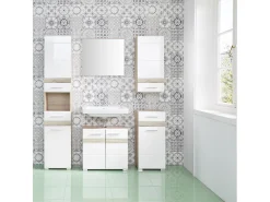Les Tendances Espejo-Espejo de pared rectangular Varok roble claro 60 cm Color natural claro