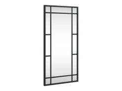 Espejo De Pared|Espejo-Espejo de pared rectangular de hierro 30x60 cm ES121152 Negro