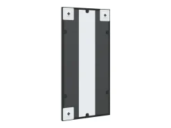 Espejo De Pared|Espejo-Espejo de pared rectangular de hierro 30x60 cm ES121152 Negro