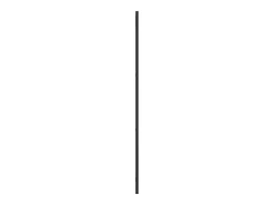 Espejo de pared rectangular de hierro 30x100 cm ES795985 Negro Discount