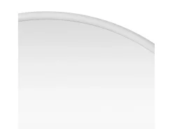 Helloshop26 Espejo de pared redondo 50 cm mate 03_0007941 Blanco