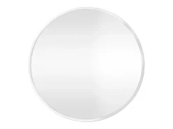 Helloshop26 Espejo de pared redondo 50 cm mate 03_0007941 Blanco