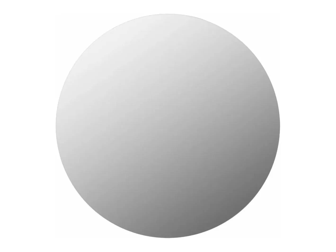 Espejo de pared redondo vidrio 40 cm ES495357 Plateado Sale