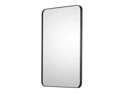 Sale Espejo de Pared SucceBuy, 55,8 X 76,1 cm, , Con Marco de Aleación de Aluminio, Película Antideslizante, Resistente a Rayones para la Casa Negro