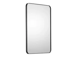 Sale Espejo de Pared SucceBuy, 55,8 X 76,1 cm, , Con Marco de Aleación de Aluminio, Película Antideslizante, Resistente a Rayones para la Casa Negro