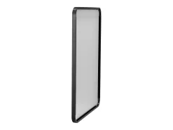 Sale Espejo de Pared SucceBuy, 55,8 X 76,1 cm, , Con Marco de Aleación de Aluminio, Película Antideslizante, Resistente a Rayones para la Casa Negro