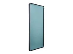 Espejo de Pared SucceBuy, 71,1 x 152,4 cm, , Contornos en Aleación de Aluminio, con Soporte en Forma de Z para Baño Negro Clearance