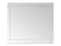 Espejo De Pared|Espejo-Espejo de pared 100x60 cm Cristal Plateado