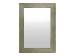 DECOWOOD Espejo de pared 60x80cm - DORI - Marru00f3n Online