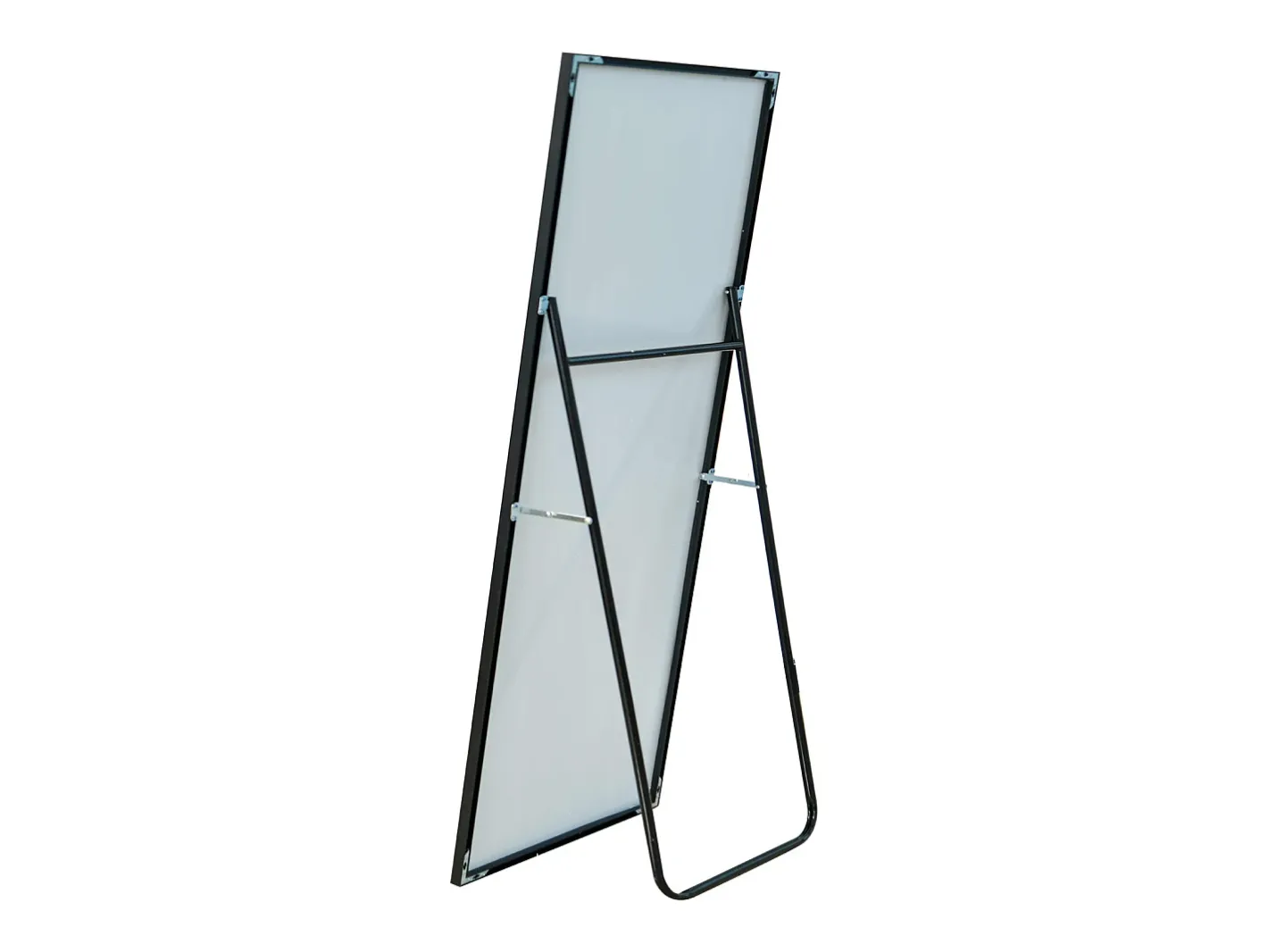 Espejo de pie 180 x 80 cm, espejo de pared grande, espejo de suelo, marco de aluminio, color Negro Online
