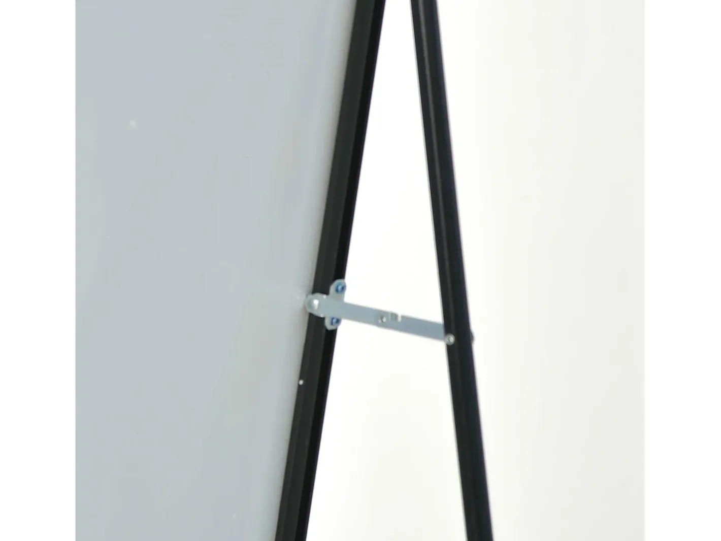 Espejo de pie 180 x 80 cm, espejo de pared grande, espejo de suelo, marco de aluminio, color Negro Online