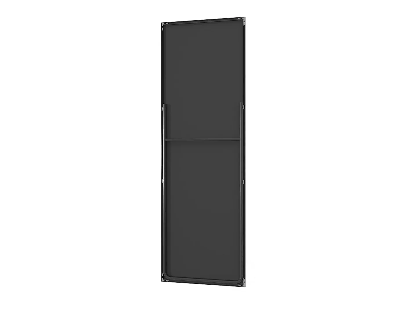 Espejo de pie 180 x 80 cm, espejo de pared grande, espejo de suelo, marco de aluminio, color Negro Online
