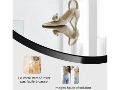 Best Espejo de pie arqueado 177×77 cm con marco – Diseño elegante y vintage, versátil (colgar o colocar) Negro