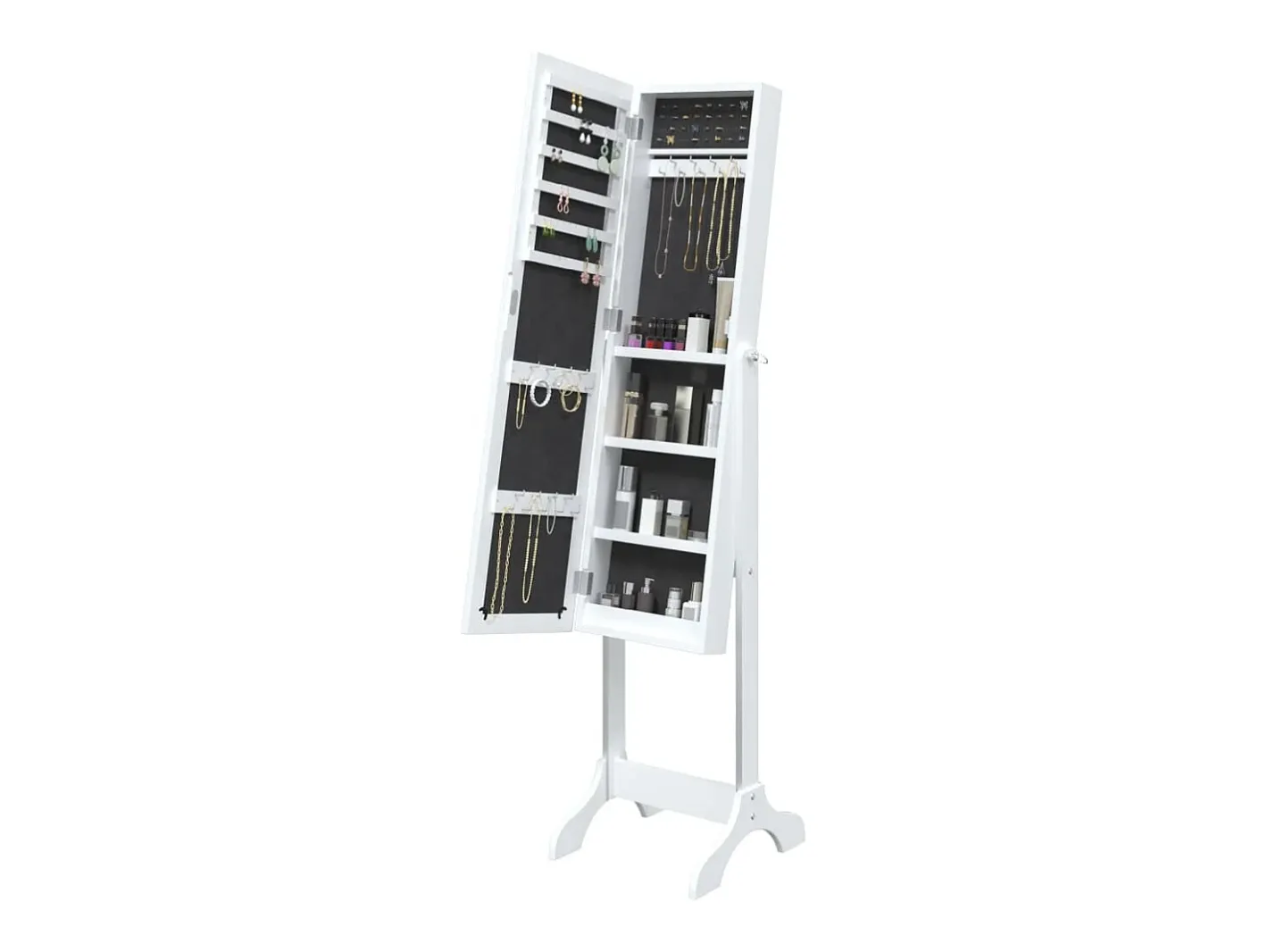 Espejo-Espejo de pie 34x37x146 cm ES281663 Blanco