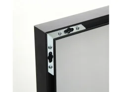 Espejo de pie de 140 x 40 cm, marco de aluminio , espejo de pared moderno para colocar de pie o colgar Negro New