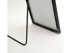 Sale Espejo de pie de 165 x 60 cm, marco de aluminio , espejo de pared moderno para colocar de pie o colgar Negro