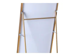 Espejo de pie de 180 x 80 cm, marco de aluminio , espejo de pared moderno para colocar de pie o colgar Dorado Online