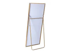Espejo de pie de 180 x 80 cm, marco de aluminio , espejo de pared moderno para colocar de pie o colgar Dorado Online