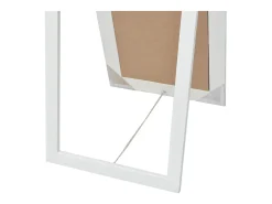 Espejo-Espejo de pie estilo barroco 160x40 cm Blanco