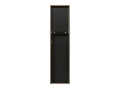 Helloshop26 Espejo de pie inclinable de cuerpo entero 150 x 35 cm para dormitorio o baño 03_0007974 Negro
