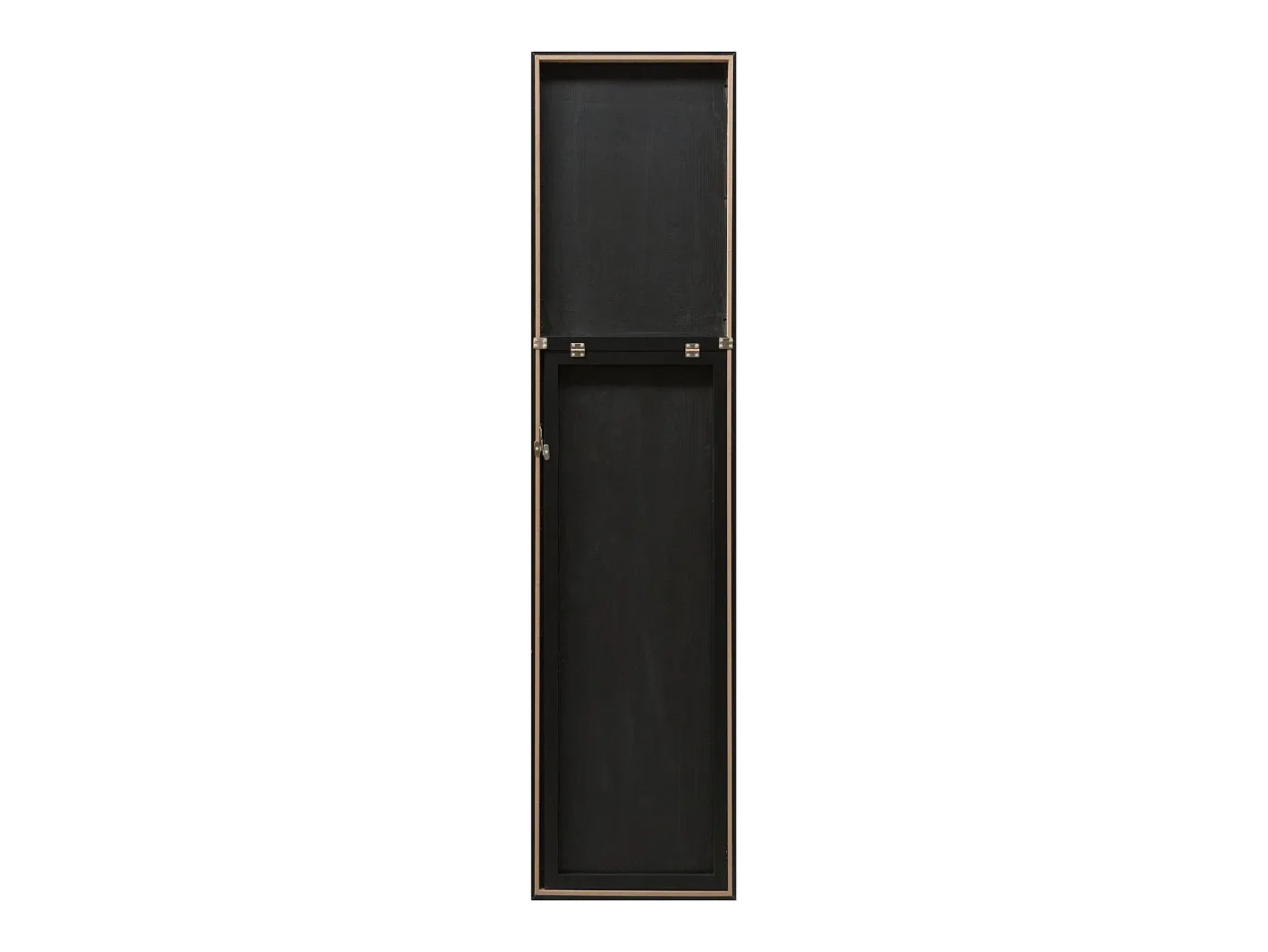 Helloshop26 Espejo de pie inclinable de cuerpo entero 150 x 35 cm para dormitorio o baño 03_0007974 Negro