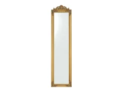 Helloshop26 Espejo de pie inclinable 160 x 40 cm dorado 03_0007962 Amarillo Hot