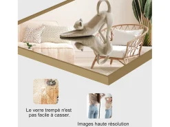 Sale Espejo de pie rectangular 174×63 cm con marco – Diseño minimalista y moderno Dorado