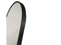 New Les Tendances Espejo de suelo de aluminio MADRID – L 40 x H 150 cm-Color Negro