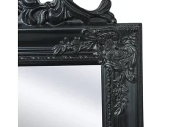 Sale Espejo de suelo estilo barroco 160x40 cm Negro